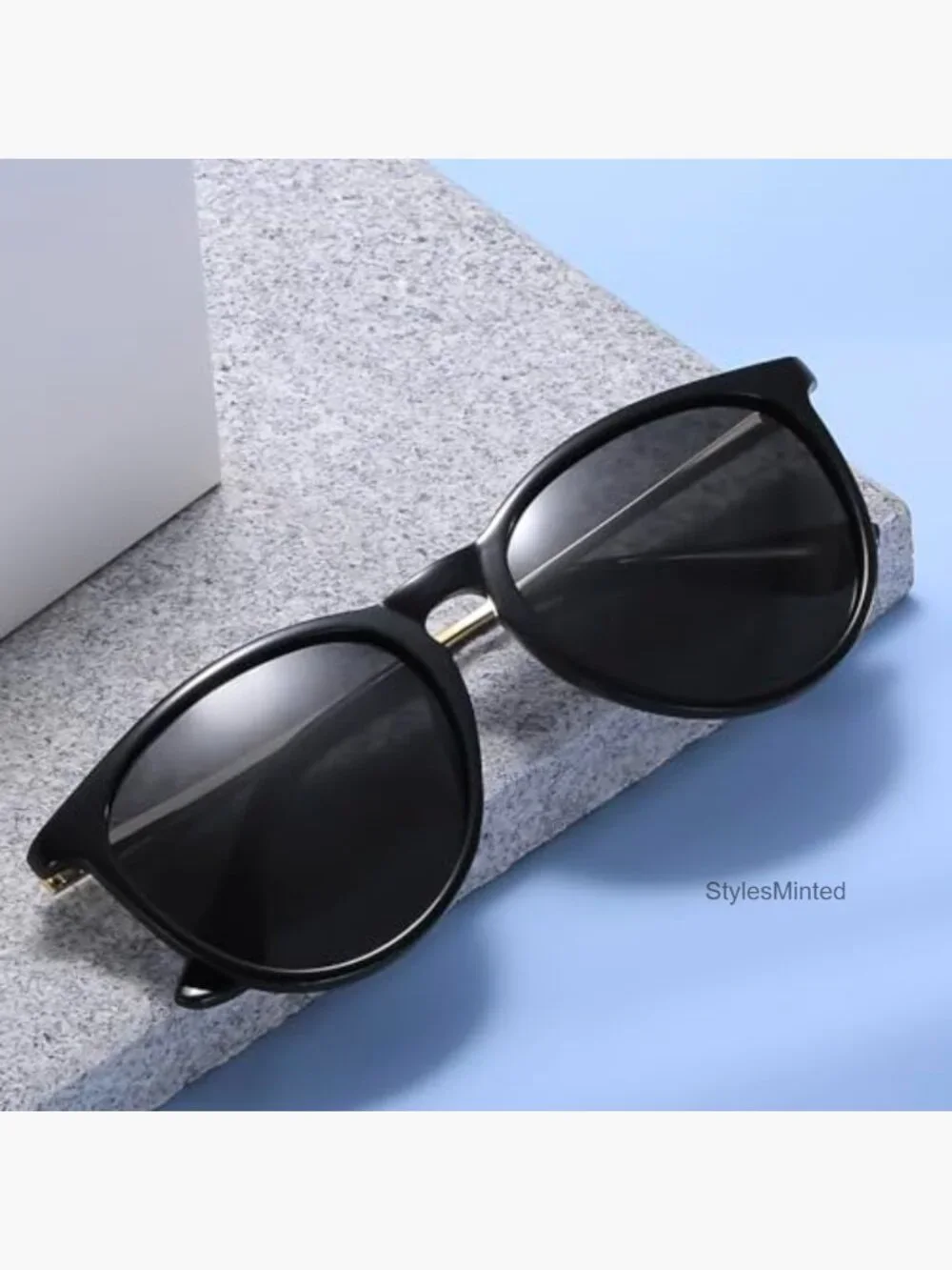 Vintage Round Polarized Sunglasses UV400 Protection Lightweight Unisex